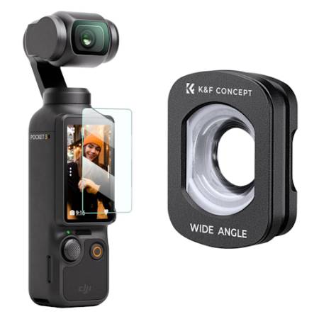 K&F Concept KF01.2612 - magnetyczny filtr szerokokątny do DJI Osmo Pocket 3, osłona ekranu_1